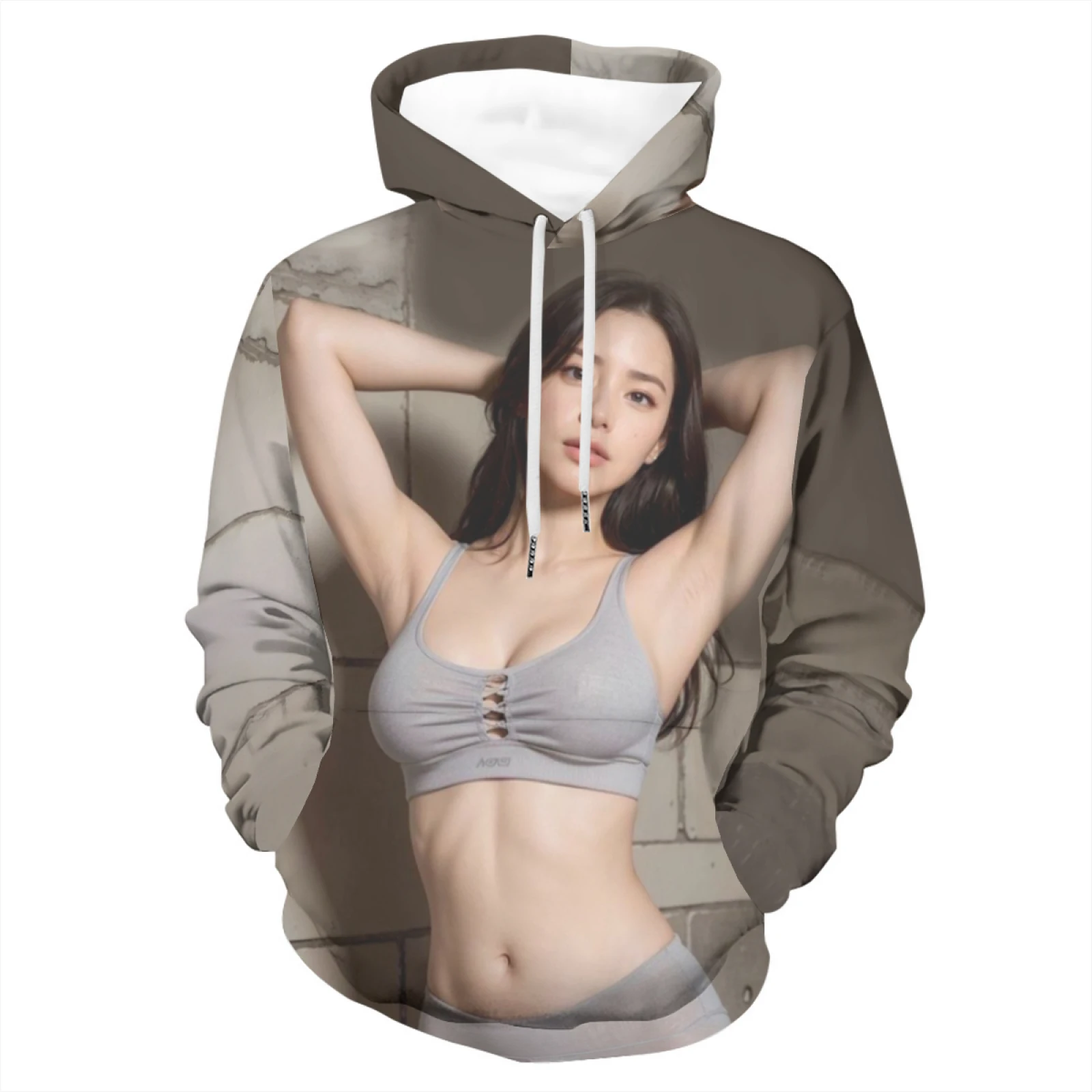 Свитшот мужской с 3d-графическим принтом