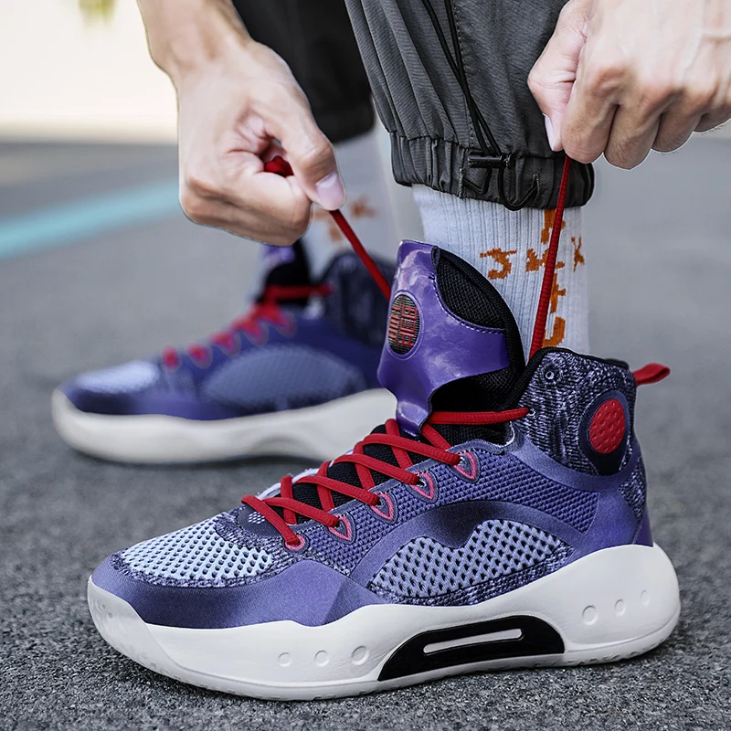 

Men Basketball Shoes Unisex Street Basketball Culture Sports Shoes High Quality Sneakers Shoes for Women Couple EUR 36-45