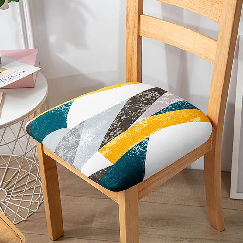 

Эластичный чехол на сиденье с принтом чехлы на стулья чехлы для обеденной комнаты защита для стула универсальные чехлы на стул стрейч украш...