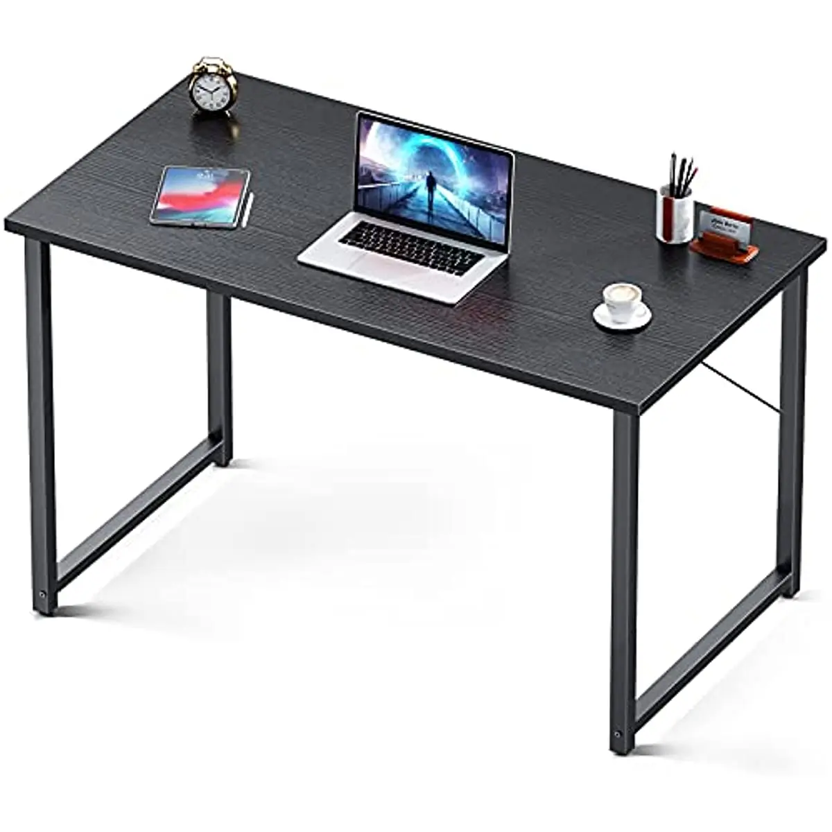 

Компьютерный стол Coleshome 39 дюймов, современный простой стол для дома и офиса, прочный письменный стол, черный