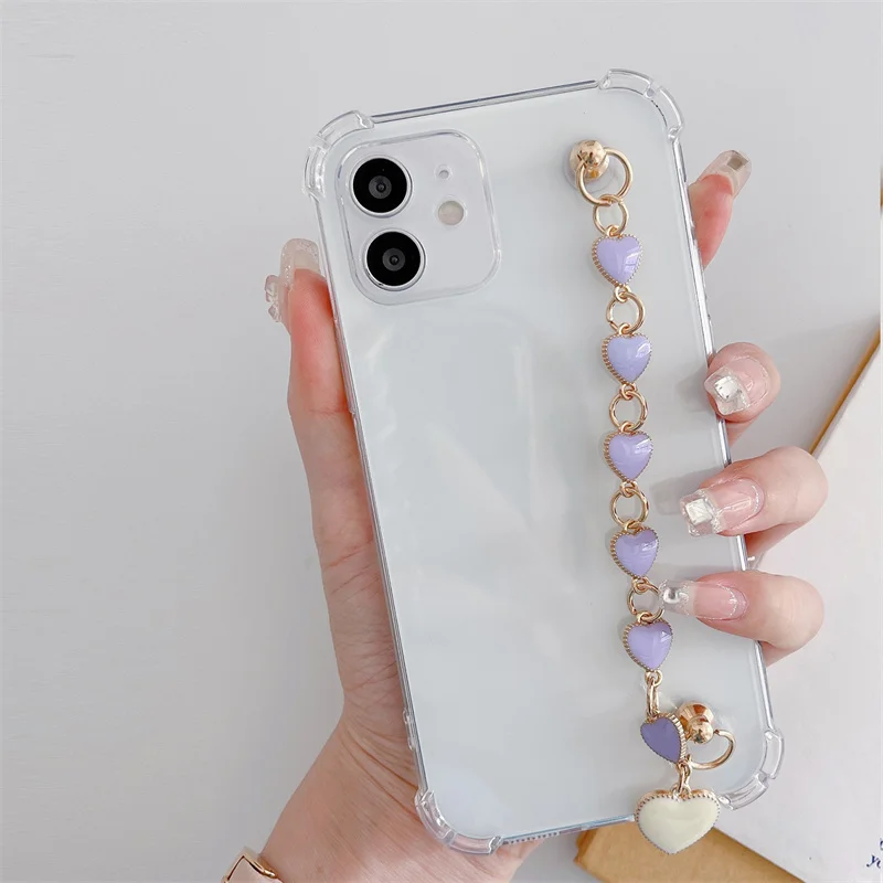 transparent bracelet soft case for moto g 5g plus pure fast for moto g stylus 5g play power 2021 2022 mobile phone cover free global shipping