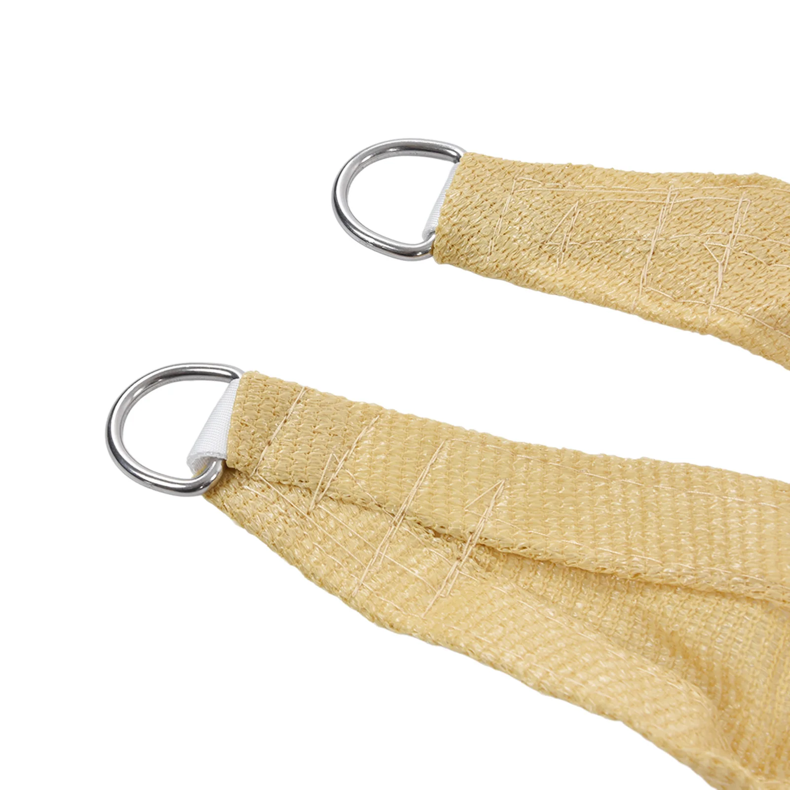 Бежевый Треугольный Солнцезащитный Козырек Из Полиэтилена Hdpe 3x3x3 М Для Садового