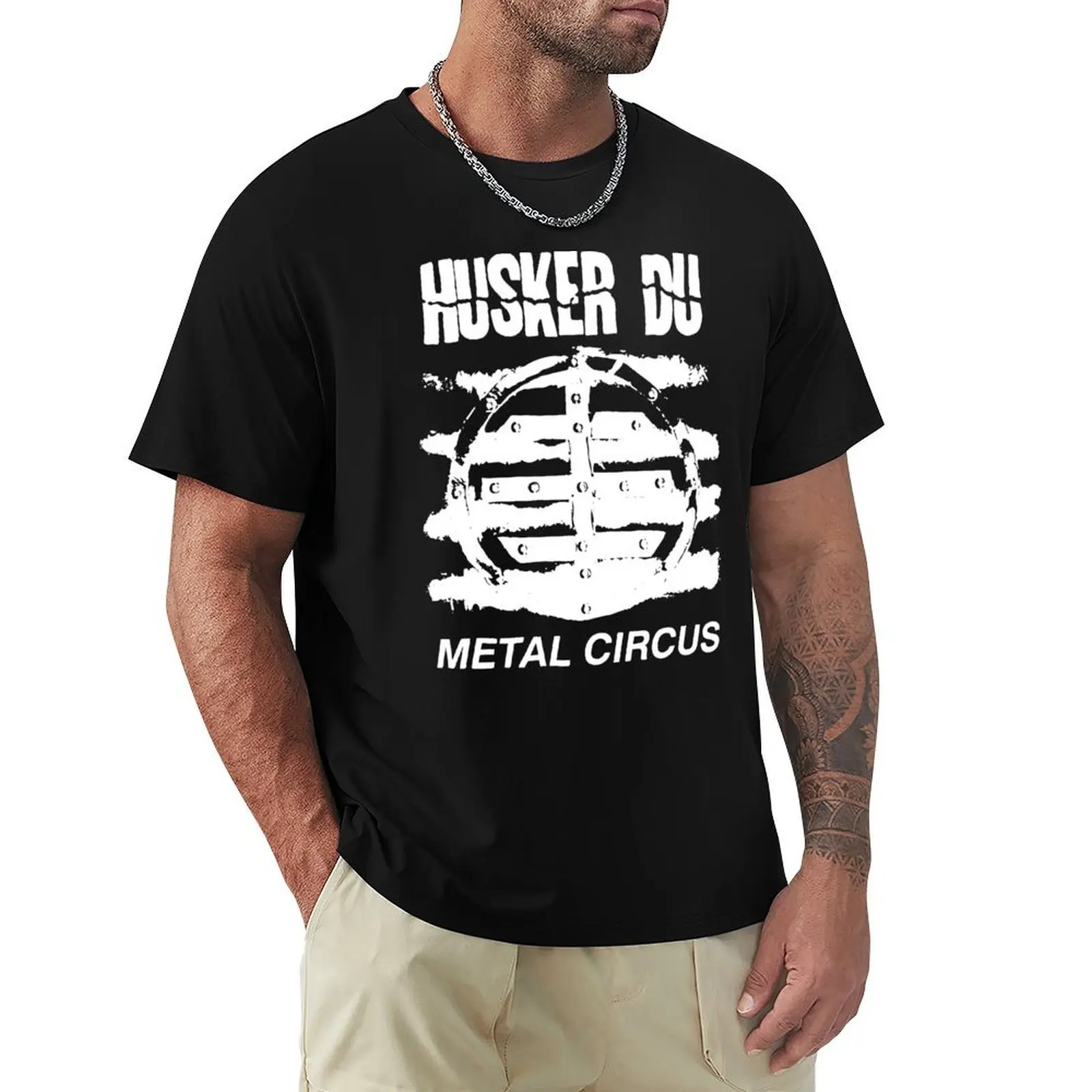 Футболка в стиле ретро Husker Du хлопковые футболки с рисунком мужские пакет