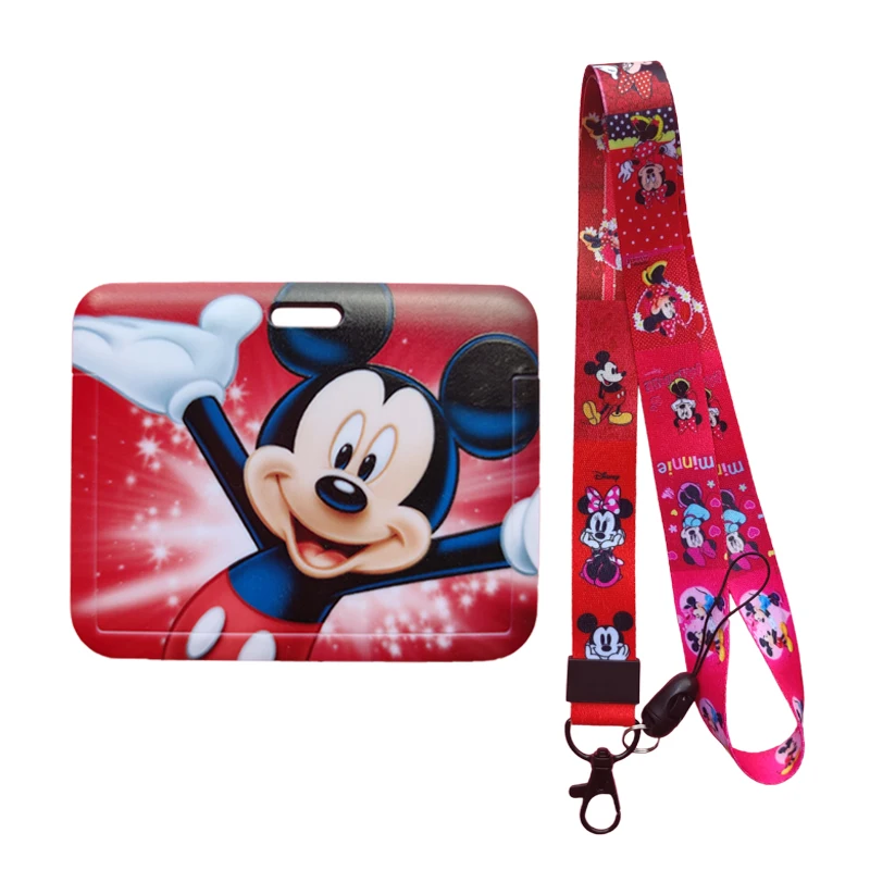 

Disney Mickey Horizontal Credential Holder Nurse ID Name Hanging Card Holder Cards Protector