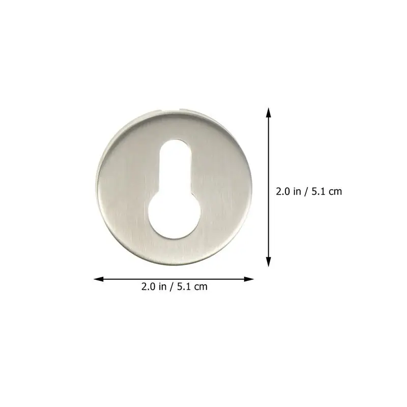 

2 Sets Furniture Keyhole Covers Keyhole Cover Plate Front Door Keyhole Cover Decorative Keyhole Insert Door Protector