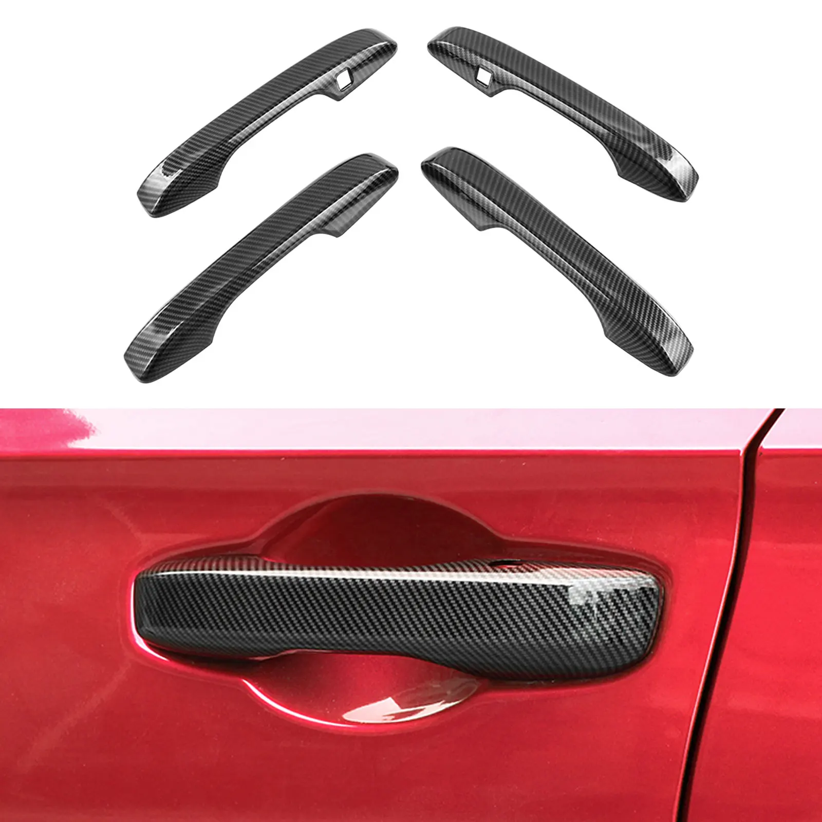 

Автомобильные аксессуары, крышка для боковой дверной ручки, декоративная отделка для Honda Civic 11 поколения 2021-2023