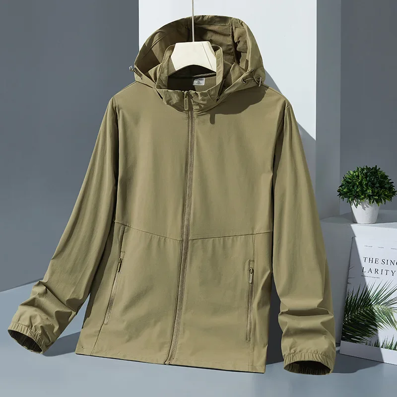 Summer Outdoor Sports Sunscreen Serum Thin Breathable Anti-uv Mountain Climbing Trendy Sun Protection Clothes For Men Women