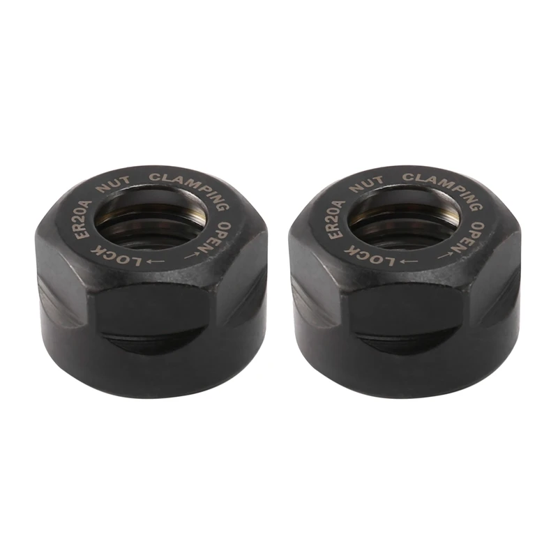 

GTBL 2X ER20 Collet Clamping Nuts For CNC Milling Chuck Holder Lathe
