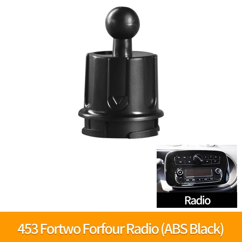 

Универсальный автомобильный держатель для телефона с шаровой головкой 17 мм, зажим для выпуска воздуха, кронштейн для GPS-навигации, аксессуары для Smart 453 Fortwo Forfour