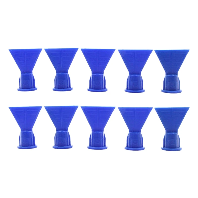 

10x Wave Shape Cone Nozzles for Cartridge Caulking Spare Part Nozzle Spray Tips