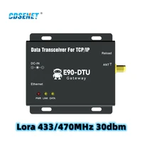lora sx1268 ethernet wireless modem 433mhz 470mhz 30dbm 10km cdsenet e90 dtu400sl30 eth transparent transmission gateway