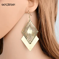 trendy leaves 2022 earings bohemia metal tassel earrings long earring women irregular sexy girls jewelry fashion punk