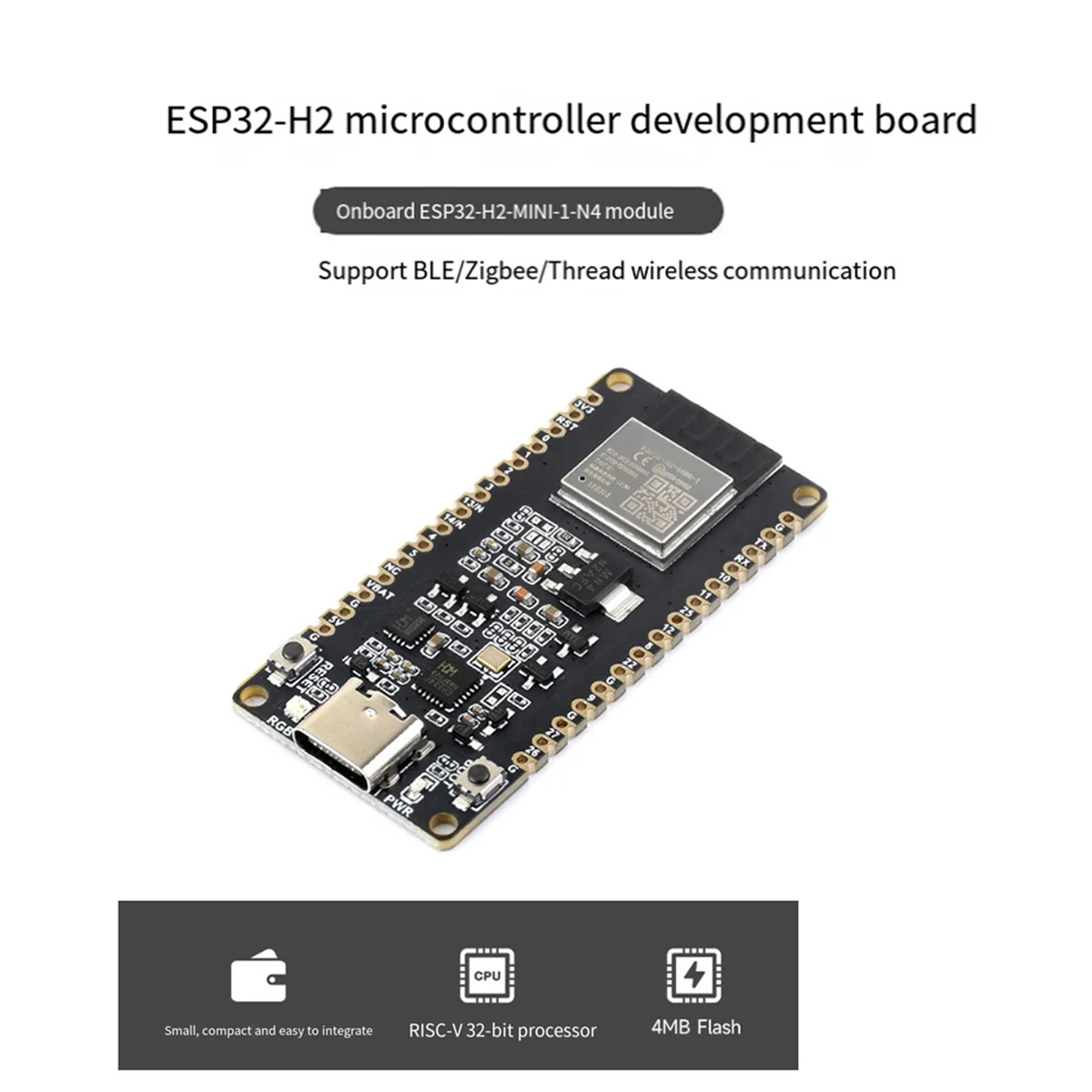 ESP32-H2 плата разработки ESP32 H2 DEV KIT N4 M модуль 4 Мб Flash Support BLE/Zigbee/Thread Wireless