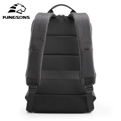 Kingsons мужской рюкзак деловая дорожная сумка с USB-зарядкой Type-C 15,6-дюймовый рюкзак для ноутбука модная школьная сумка для мальчиков-подростков