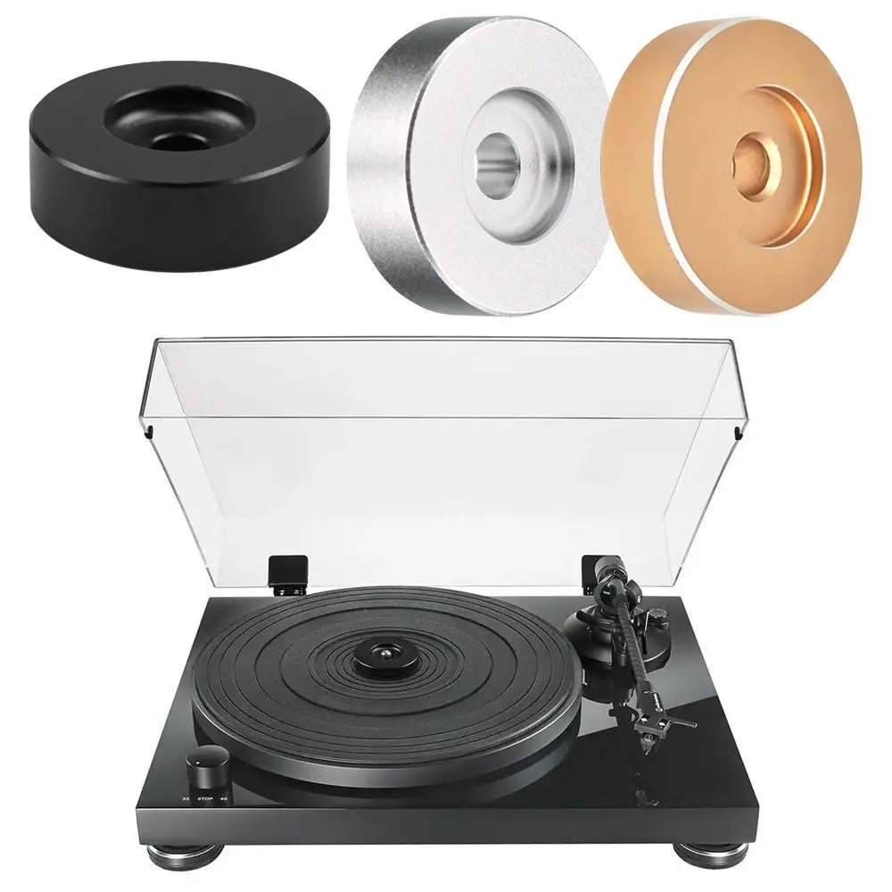 

7 inch Vinyl Record 45 Turn Big Hole Aluminum Conversion Eccentric Sleeve Adapter Record Player Smoothly Audio Accessory