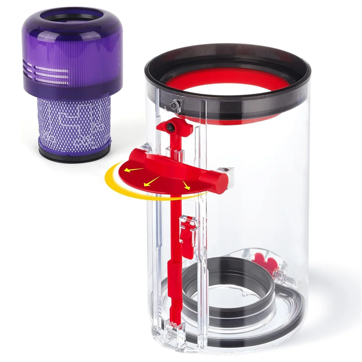 Сменный Контейнер для пылесоса Dyson V11 V15 SV14 SV15 SV22 пылесборник с HEPA-фильтром