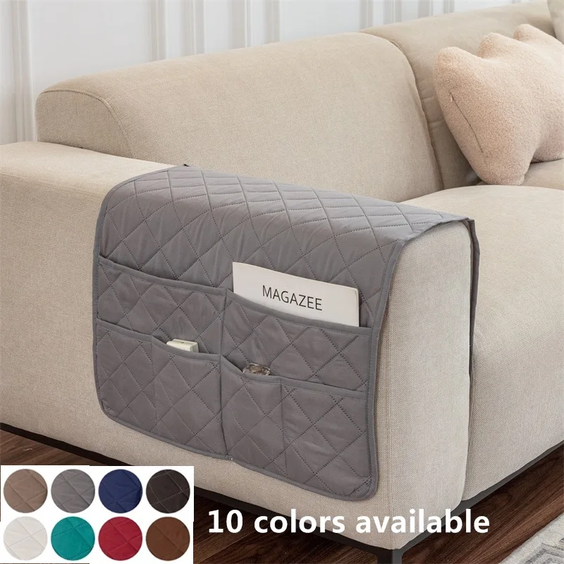 

1/2PCS Sofa Armrest Covers Removable Chair Couch Arm Protector Slipcover Storage Bag Chair Cover for Living Room Home Decor