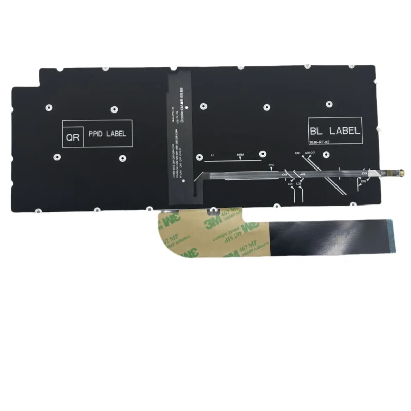 Фото Dell Inspiron 13 5390 5391 7390 7391 14 5493 5498 7490 7491 5490 5494 P42E P83F Latitude 3301 3410 Клавиатура с подсветкой, раскладка BR/US №5