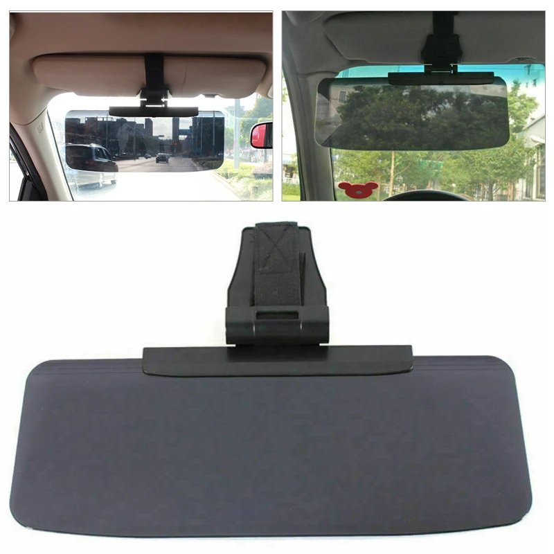 

Car Black Universal Front Shade Sun Visor Shield Extension Extend Extender Driving Window Sunscreen High Quality