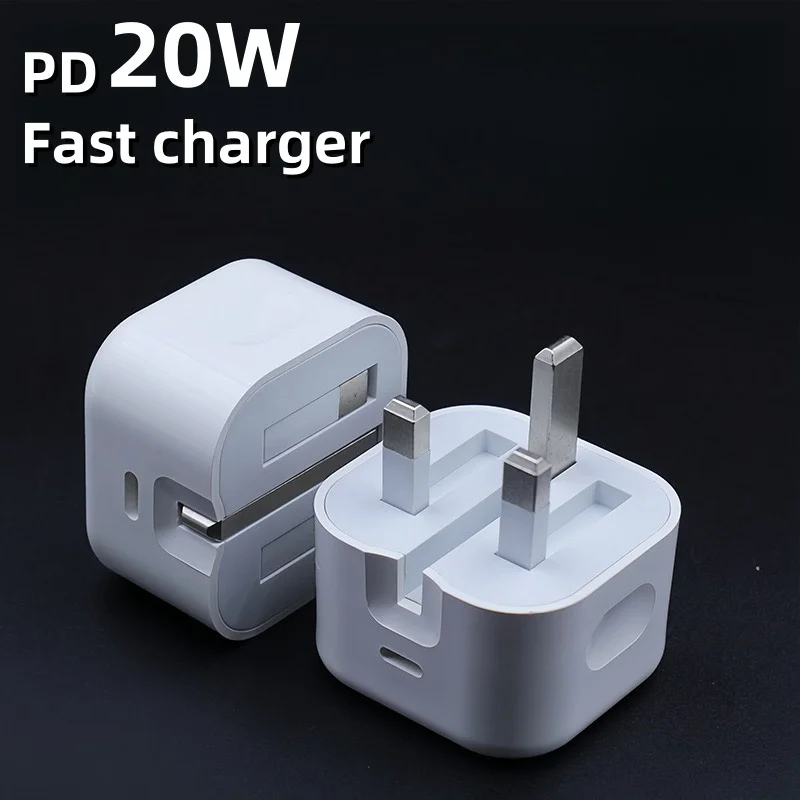 Адаптер питания USB-C с быстрой зарядкой PD 20 Вт настенным зарядным устройством