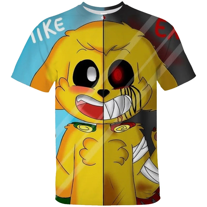 

3D Mikecrack T Shirt Kids Kawaii T-shirt Teenager Anime O-Neck Tops Tee Men Oversized Tshirt Los Compas Compadretes Casual Tees