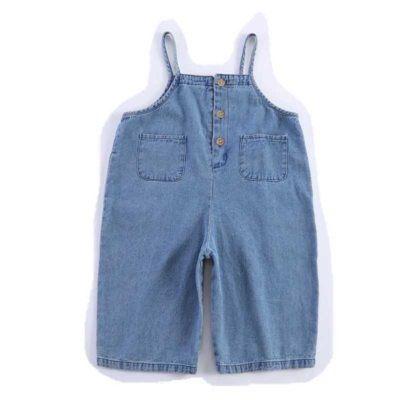 Детский джинсовый комбинезон на Возраст 3-9 лет