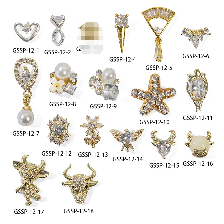 

Nail Art Jewelry Calf Zircon Pendant Water Drop Garland Flash Diamond Nail