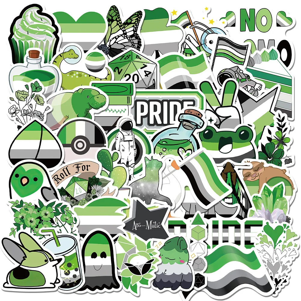 

10/52PCS Cartoon LGBTQIA Stickers DIY Luggage Laptop Skateboard Phone Water Bottle Romantic Gay Pride Sticker Classic Kids Toys