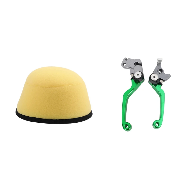 Элементы воздушного фильтра для Kawasaki KDX 200/220R/250 KLX 250S/300/300R и ручка рычага тормоза CNC