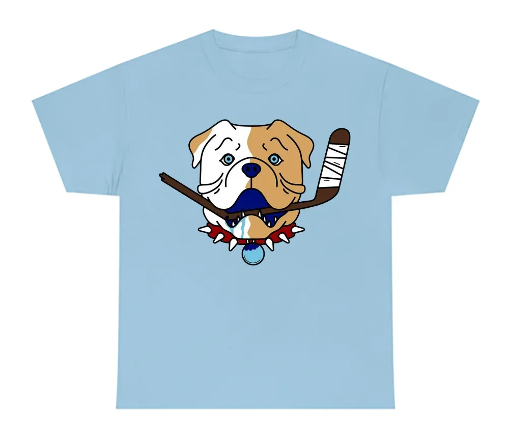 Синяя рубашка Sudbury Blueberry Bulldogs с коротким рукавом S 5Xl JJ3884
