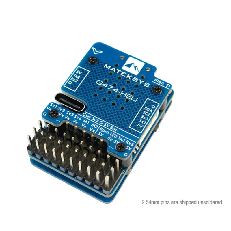 Контроллер для вертолета MATEKSYS G474-HELI RC FLYBARLESS 2-6S LIPO