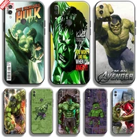 marvel hulk avengers for xiaomi redmi note 7s phone case 6 3 inch soft silicon coque cover black funda comics thor