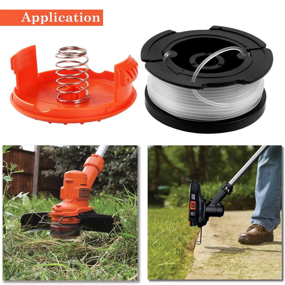 

1+1+1 Set Spool Mowing Line Suitable For Multiple BLACK+DECKER String Trimmer Models 0.065 Inches BLACK+DECKER