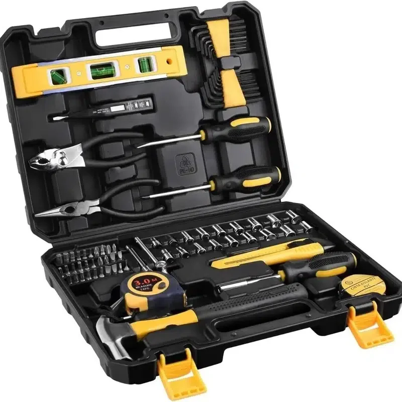 78Pcs Home Repair Tool Kit, General Home/Auto Repair Tool Set With Storage Case, General Household Tool Kit For Homeowner, Diyer enlarge