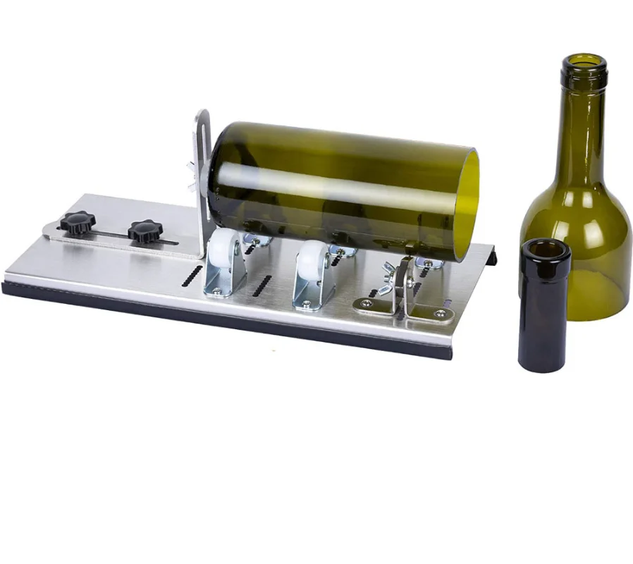 Glass Bottle Cutter, Upgraded Bottle Cutting Tool Kit, DIY Machine for Cutting Wine,Champagne, Bottle Cutter for Round Bottle