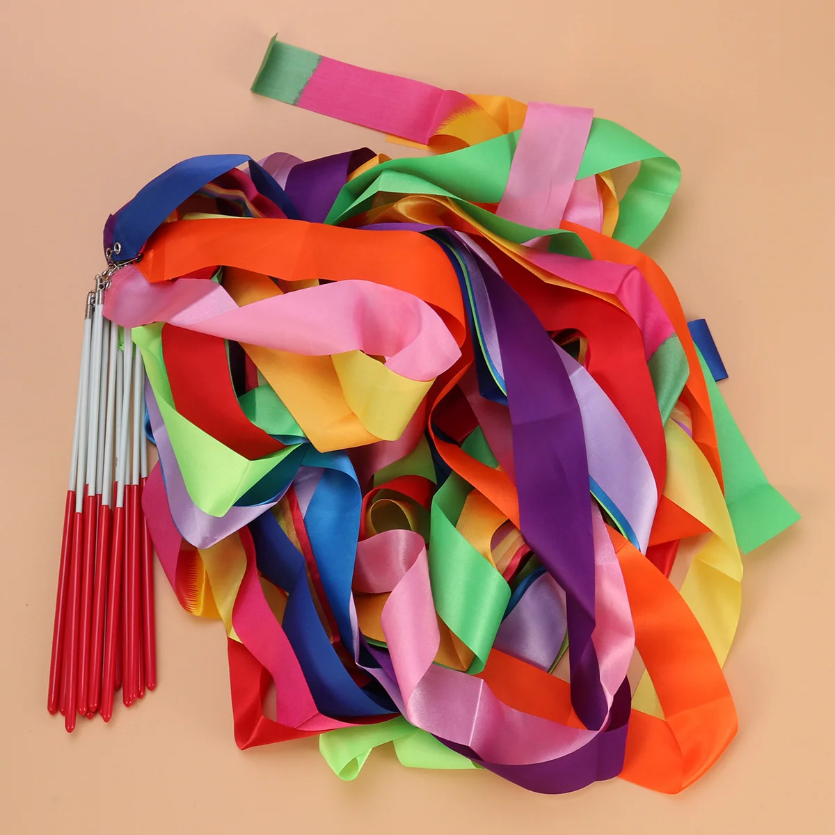 

Ribbon Ribbons Dance Dancing Streamers Kids Gymnastics Dancer Twirling Wand Rhythmicstreamer Rods Runner Accessories Silk Gym