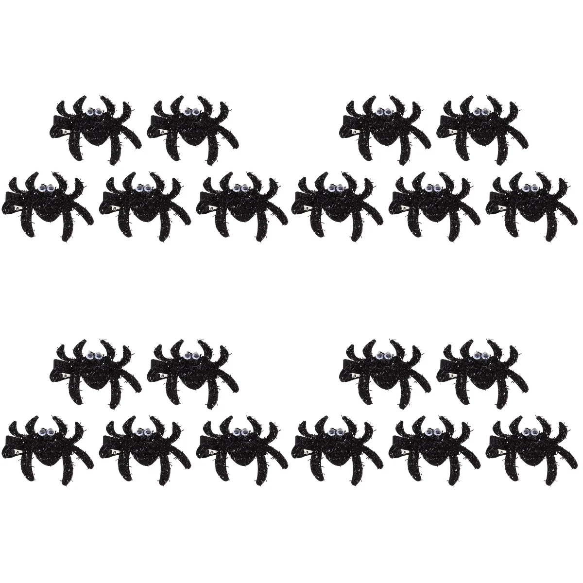 

20 шт. заколка для волос на Хэллоуин, заколка для волос в виде паука, необычные заколки для волос на Хэллоуин, головной убор в виде паука, Готические Заколки Для Волос