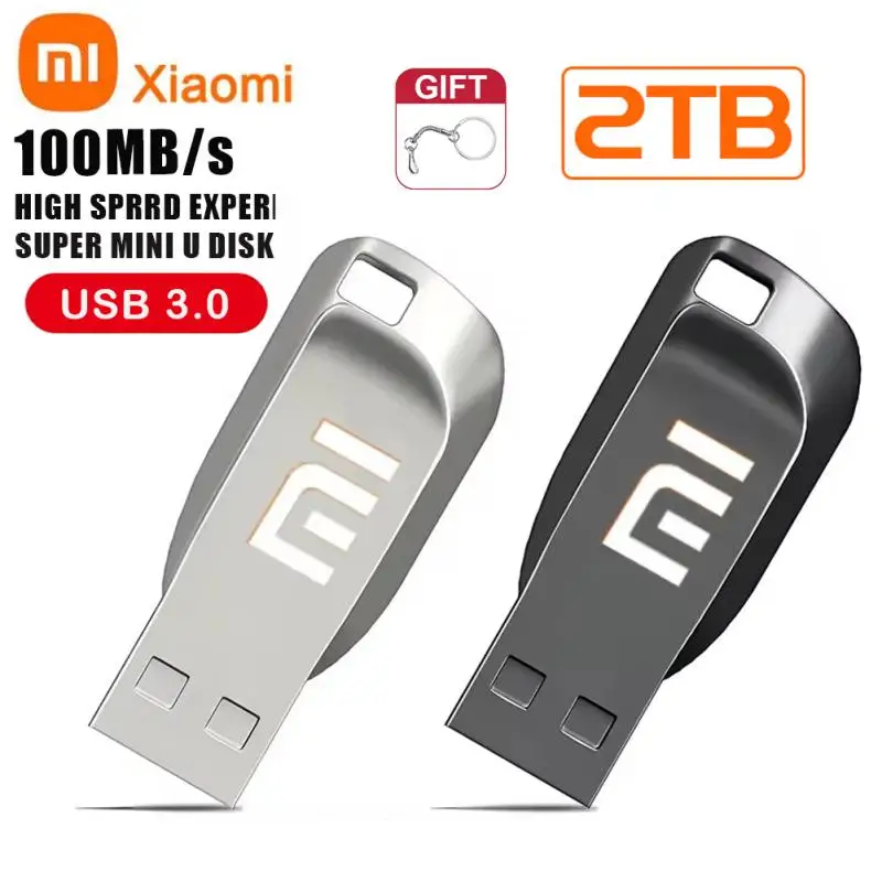 USB-флеш-накопитель Xiaomi Mijia на 2 ТБ USB 3 0 металлический флеш-накопитель большой