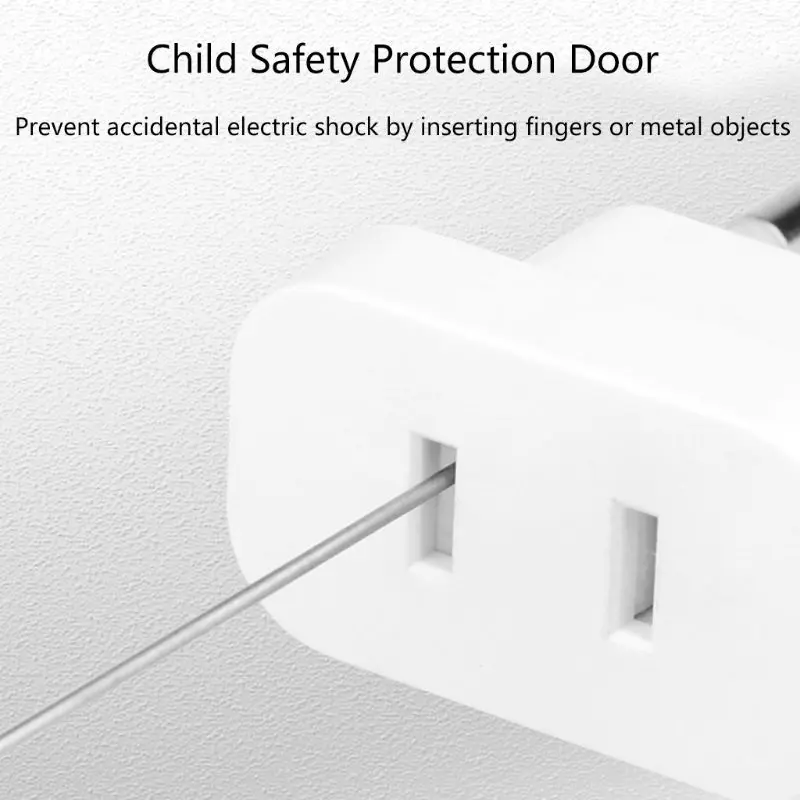 

4MM US Jack to EU Plug Outlet Travel Charger Power Socket Adapter USA to EuropeConverter Plug European Regulation Charging