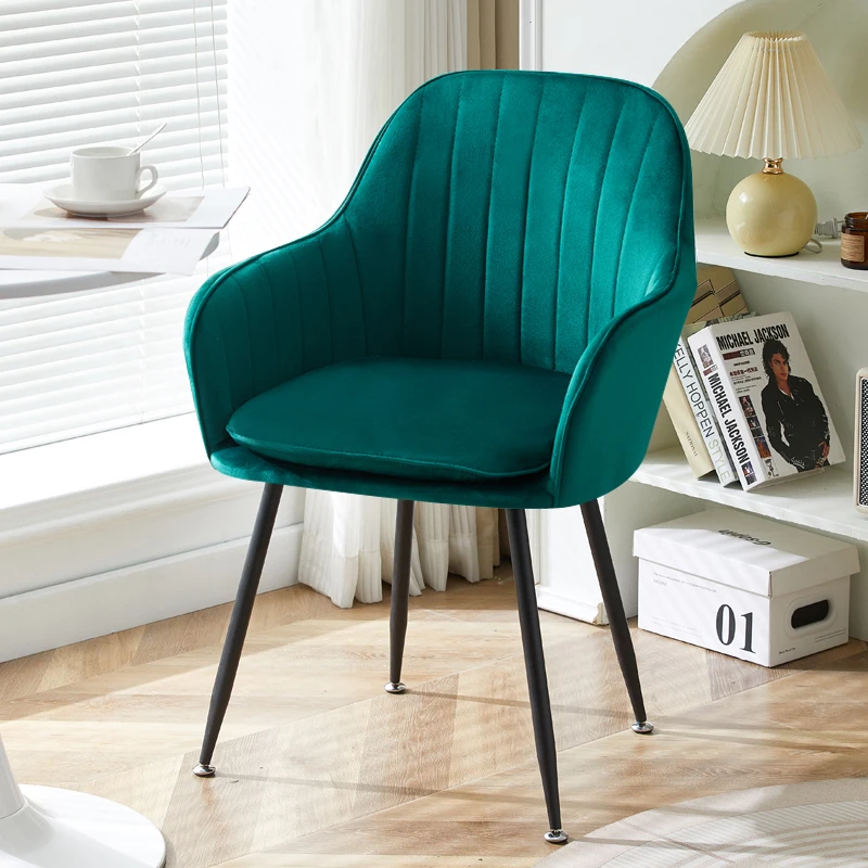 

Black Modern Dining Chairs Green Kids Trendy Nordic Chaise Dining Chair Living Room Floor Sedie Sala Da Pranzo Furnitures