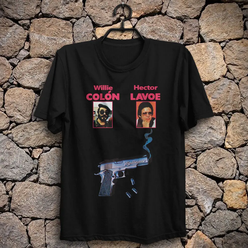 Футболка Willie Colón H собственник Lavoe Vintage Vigilante латинская музыка Asalto Navideño