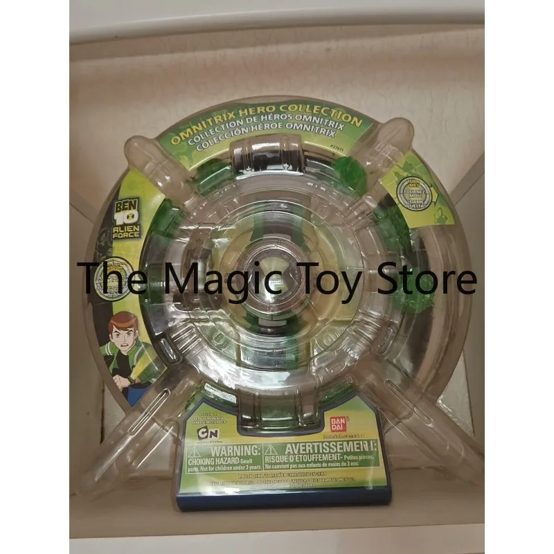 Фото Оригинальный редкий винтажный набор часов Bandai Ben 10: Teenage Mutant Alien Heroes Legend с гальваническим покрытием - игрушка, модель, коллекционный предмет №1