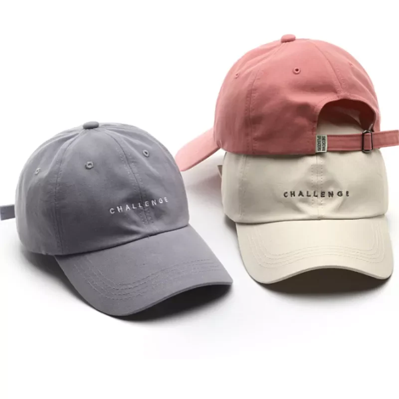 New Baseball Cap for Women and Men Summer Fashion Visors Cap Boys Girls Casual Snapback Hat CHALLENGE Hip Hop Hats