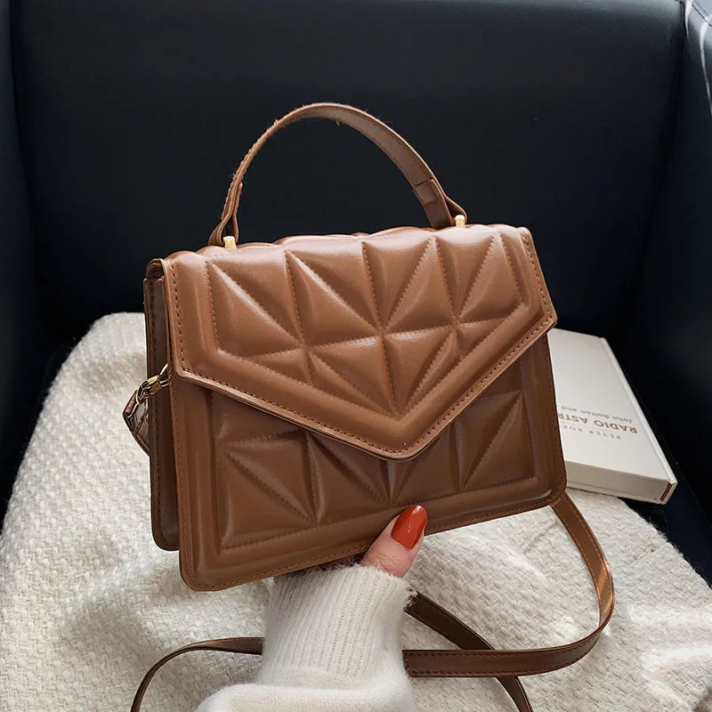 

Women Short Handle Tote Bag Pu Leather Crossbody Bags Luxury Designer Handbag Purse Women's 2023 Trend