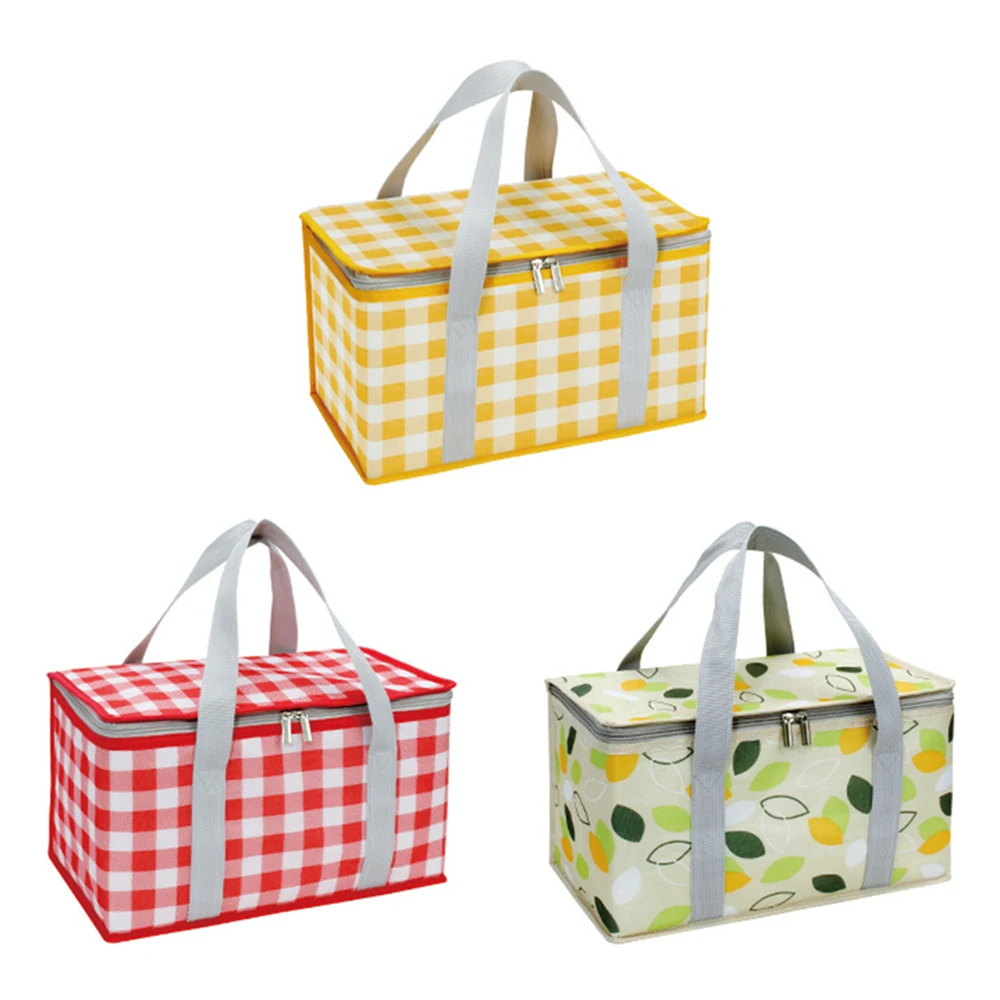 

Portable Outdoor Picnic Bag Multipurpose Large Capacity Waterproof Insulated Bag for Working Camping Portable Lightweight Handy