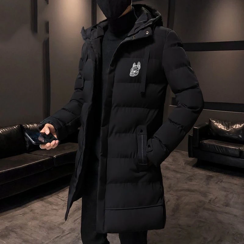 

LIFEWORK Autumn Winter NEW Long Cotton Padded Jacket for Men Warm Winter Casual Coats Men Fashion Clothing Down Jacket