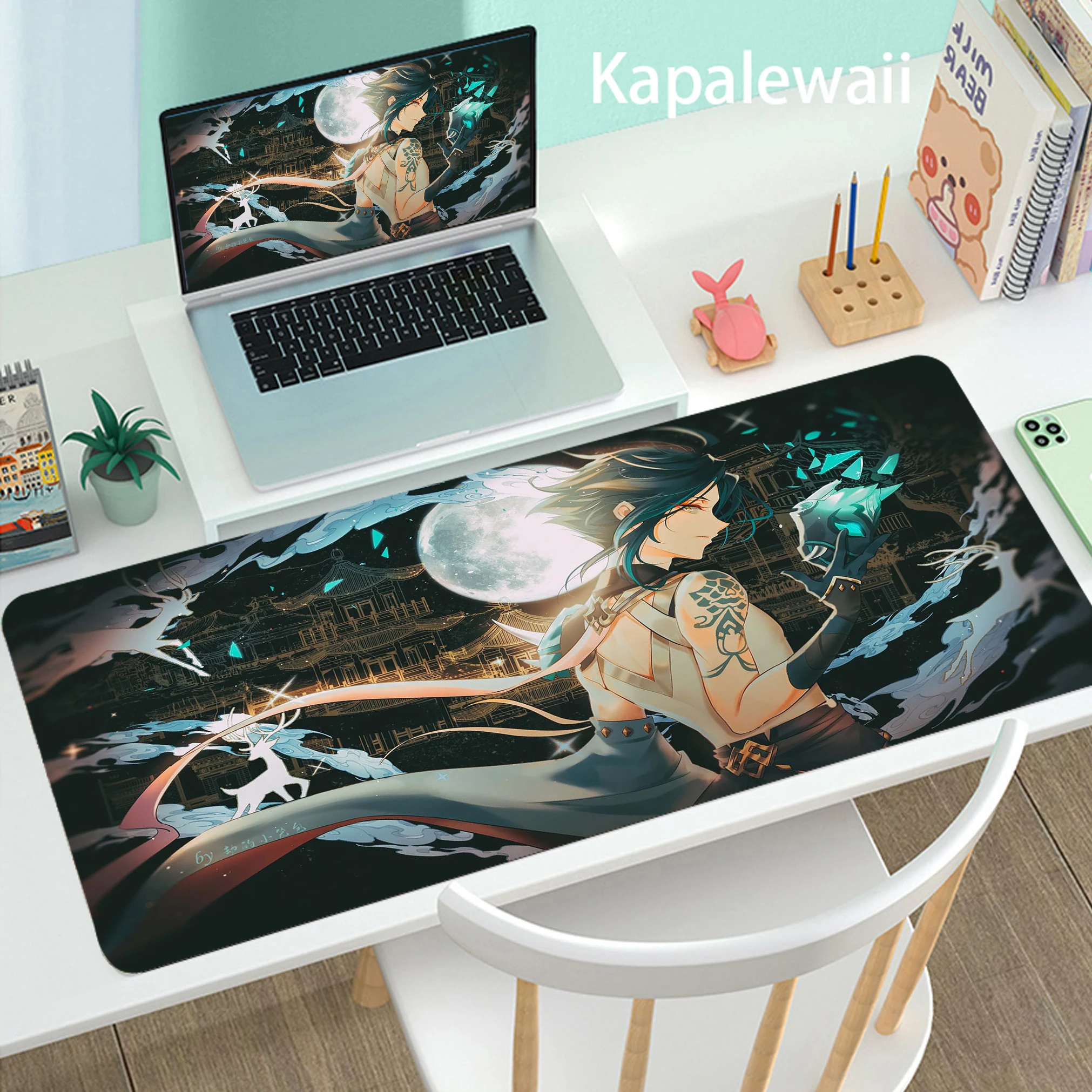 

Computer Mouse Pad Gamer Mousepad Xxl Large Gaming Mousepad Desk Mat Keyboard Mouse Carpet Gaming Accessories For Genshin Impact