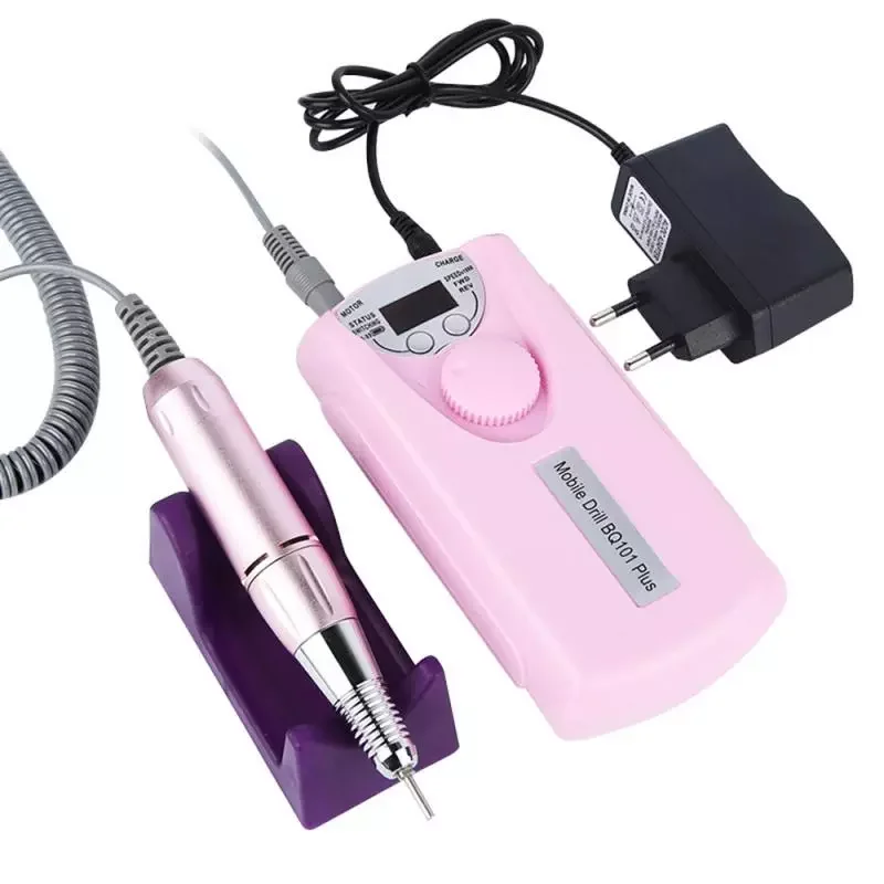 

NEW2023 30000RPM Nail Drill Manicure Machine For Pedicure Mill Cutter Sets With 6pcs Grinding Head File Accessories