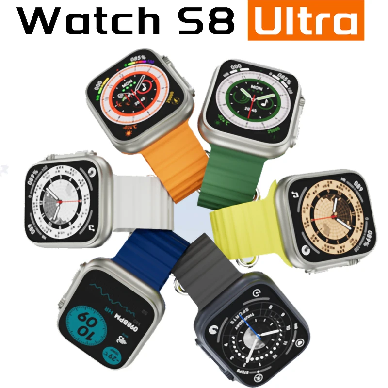

New Watch Smart Watch Men 49mm H11 Ultra Upgrade 1:1 Series 8 Wireless Charging Real Compass Bluetooth Call GPS Smartwatch