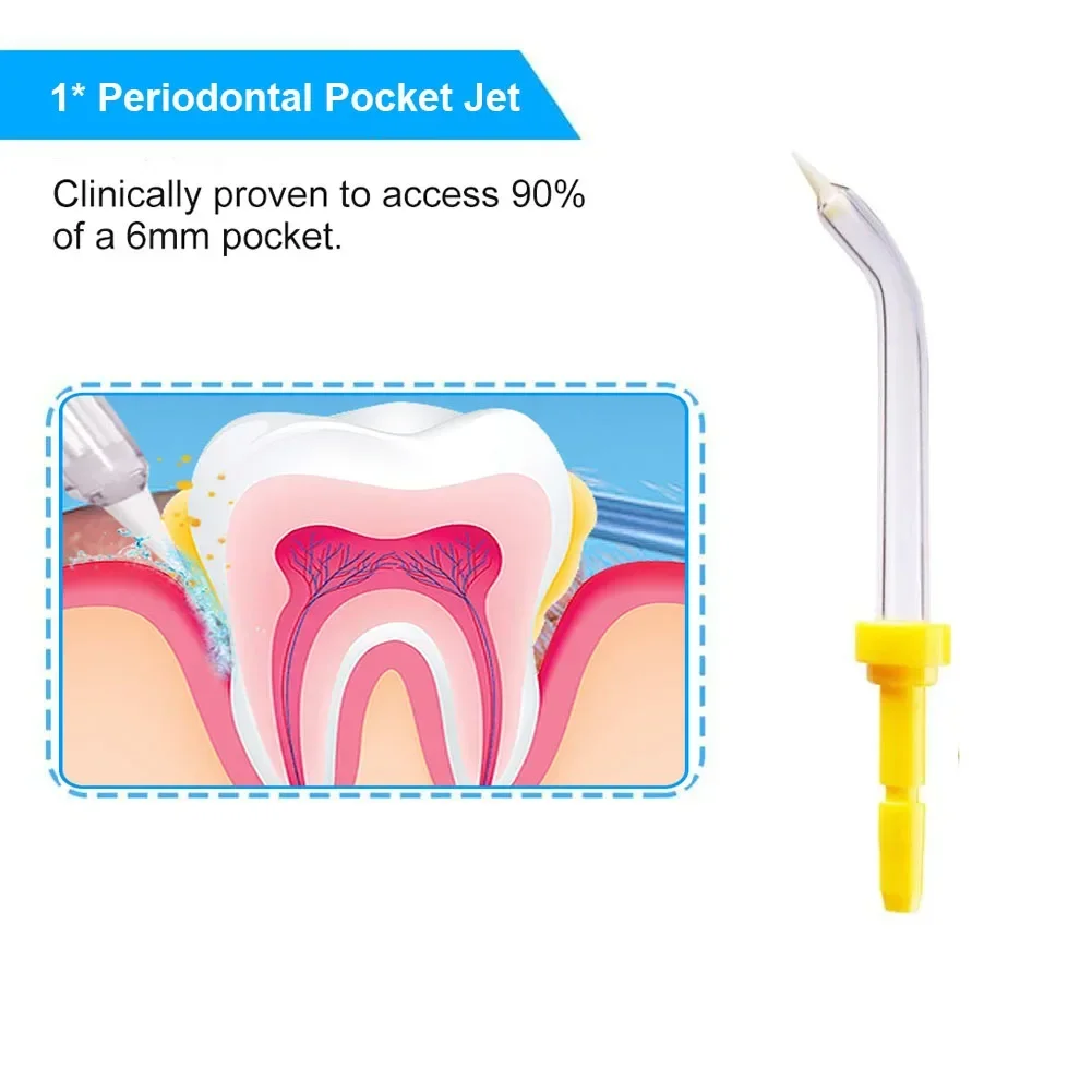 9 шт./компл. насадки для чистки зубов Waterpik аксессуары сменные электрического и